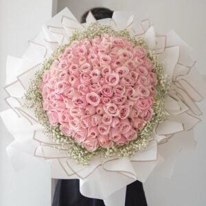 101 shades of love - Pink Rose Luxury bouquet