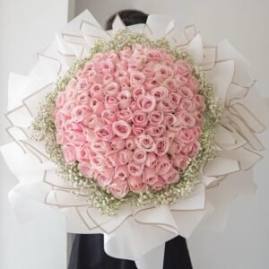 99 shades of love - Pink Rose Luxury bouquet