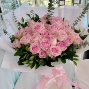 Blushing_Pink Roses Bouquet