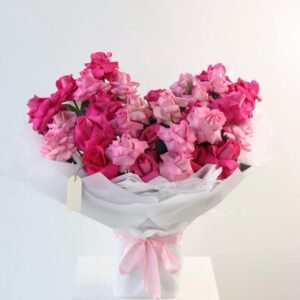 Wish - Soft Pink Rose, Hot Pink Rose Bouquet