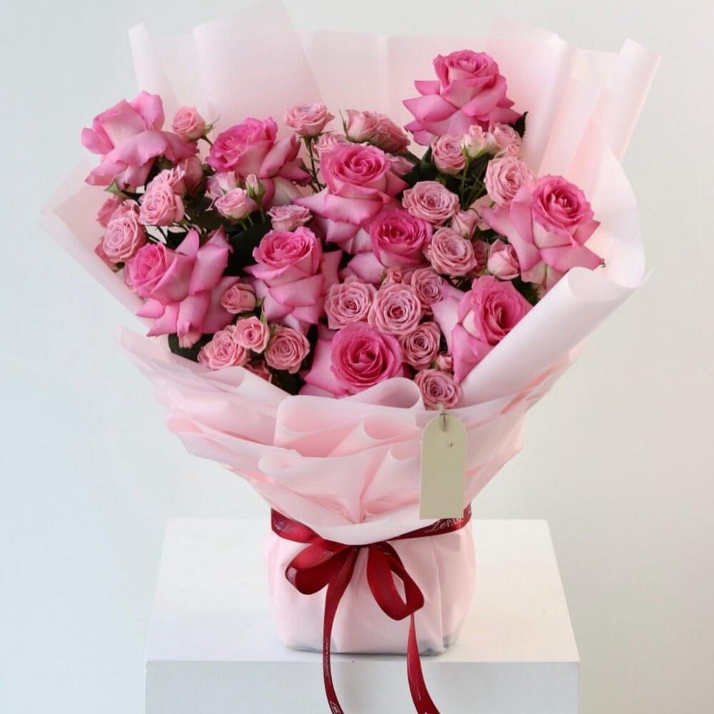 Promise- Pink Roses, Pink Spray roses