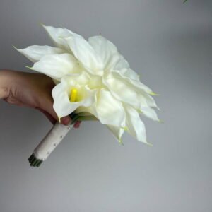 Forever yours- cream cala lily wedding bouquet