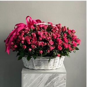 Pink Overload - 201 Pink spray rose basket