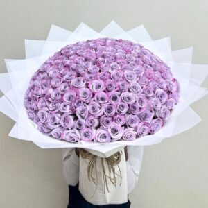 151 Celestial Flowers _ Luxurious Light purple Rose Bouquet