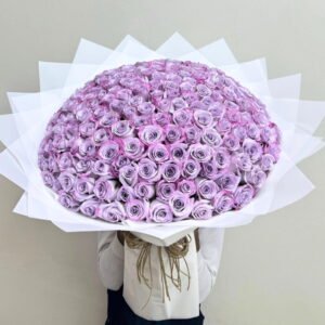 151 Celestial Flowers _ Luxurious Light purple Rose Bouquet