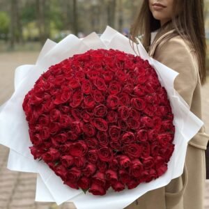 101 Luxurious Red Rose  Bouquet