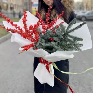 Red Berries With Nobilis
