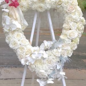 White Heart Arrangement